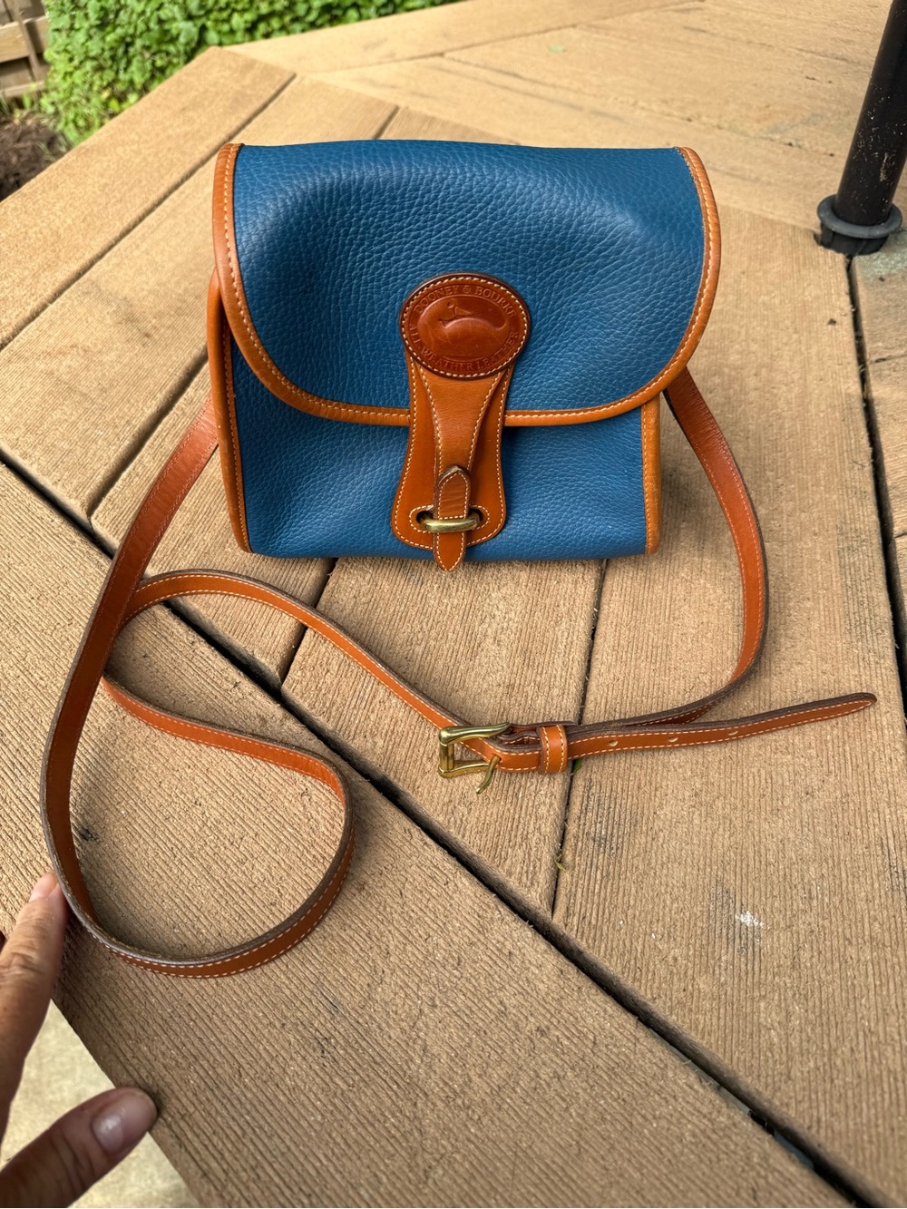 Dooney & Bourke Essex Collection Crossbody Bag In French Blue - Picture 14 of 16